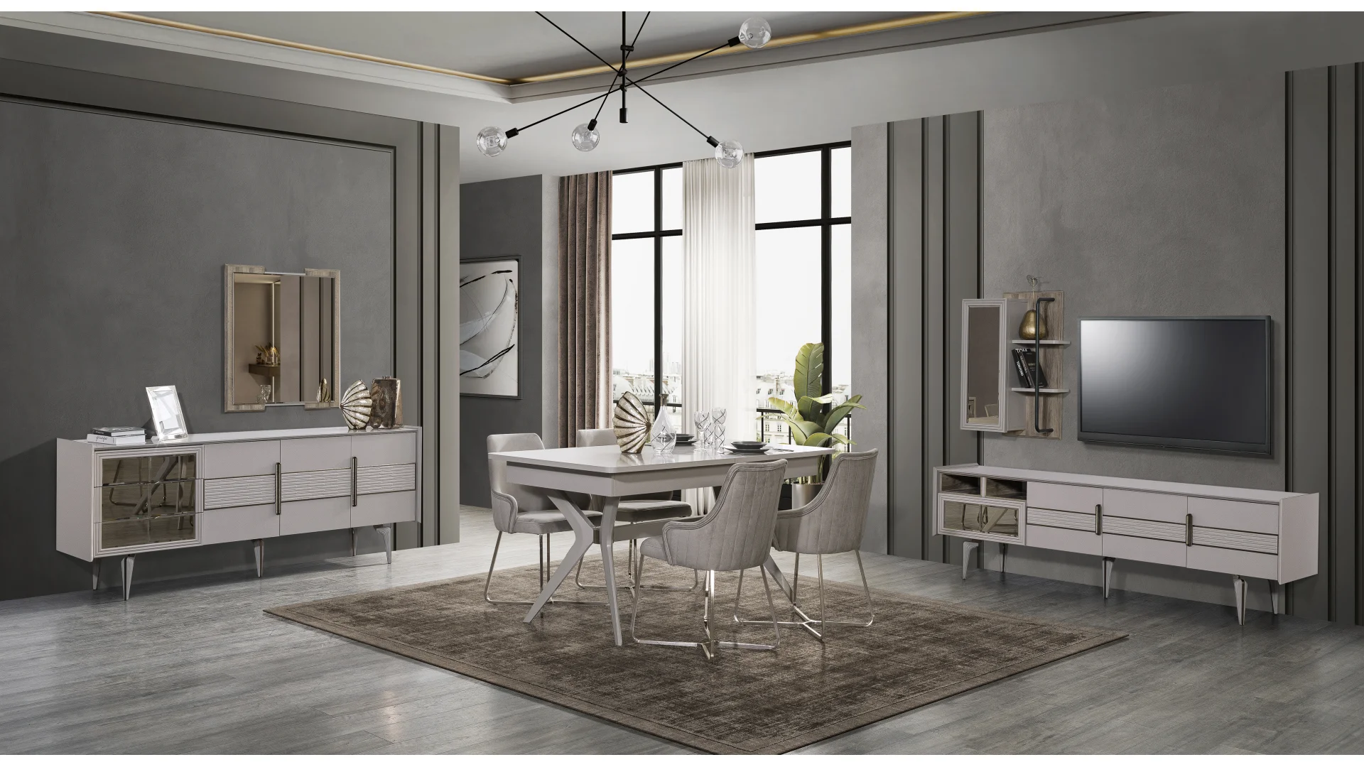 Lens Yemek Odası Takımı