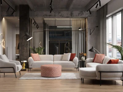 İnegöl Mobilya Palermo Koltuk Takımı