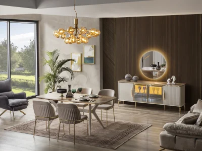 İnegöl Mobilyası Royal Yemek Odası