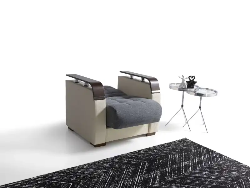 Mina Köşe Takımı Gri