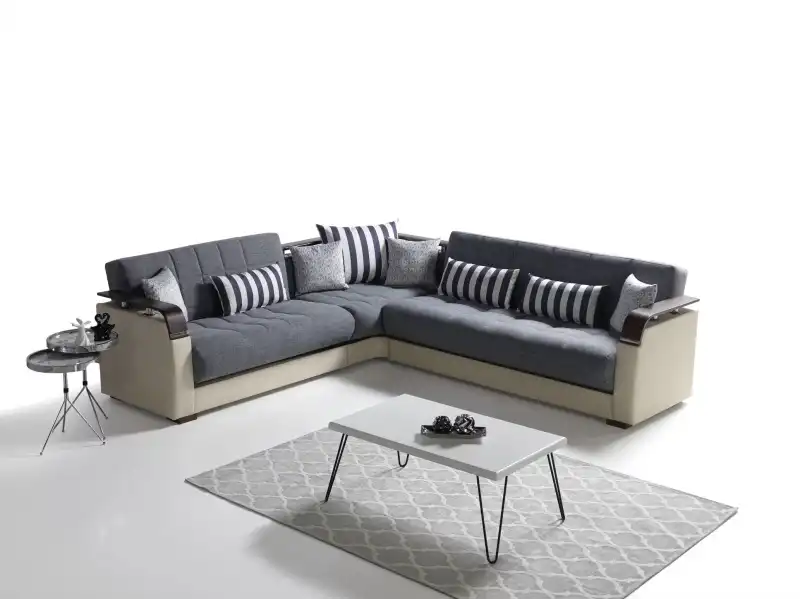 Mina Köşe Takımı Gri