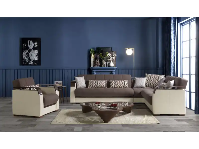 Mina Köşe Takımı Kahve