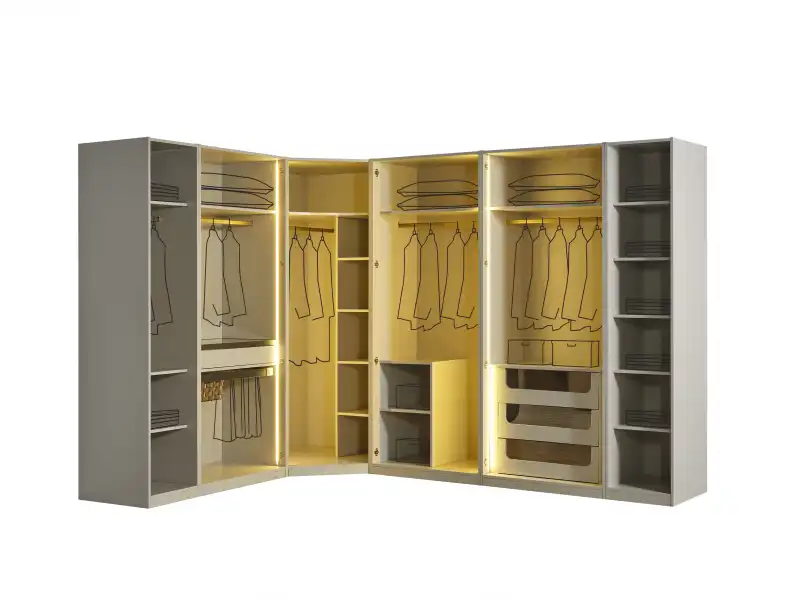 İnegöl Mobilya Gold Line Giyinme Odası