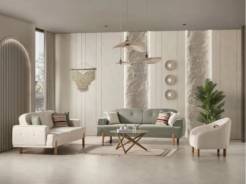 İnegöl Mobilya Bohem Koltuk Takımı 1