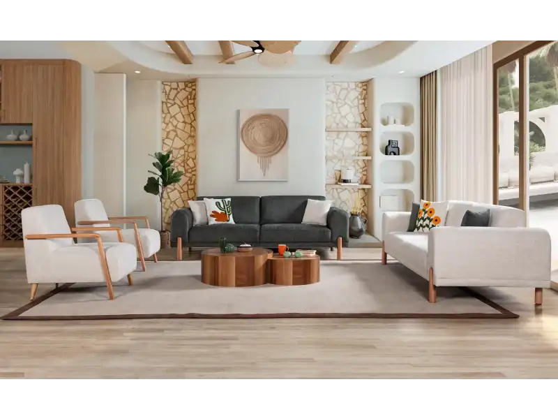 İnegöl Mobilya Bohem Koltuk Takımı