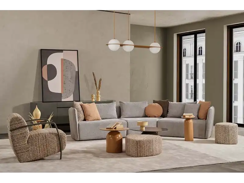 İnegöl Mobilya Slope Amorf Köşe Takımı