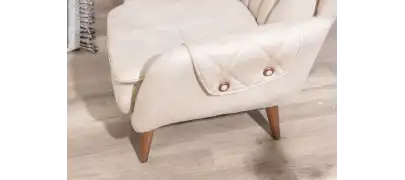 Kervan Krem Antrasit Koltuk Takımı