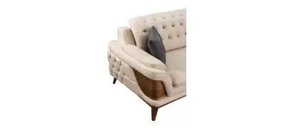 Kervan Krem Antrasit Koltuk Takımı