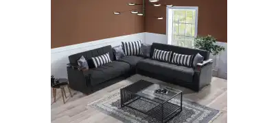 Mina Köşe Takımı Gri