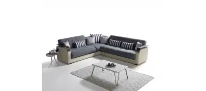 Mina Köşe Takımı Gri