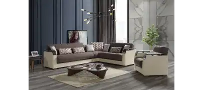 Mina Köşe Takımı Kahve