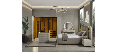 İnegöl Mobilya Gold Line Giyinme Odası