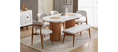 İnegöl Mobilya Lotus Yemek Takımı