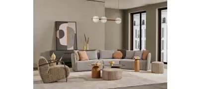 İnegöl Mobilya Slope Amorf Köşe Takımı