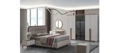 İnegöl Mobilyası İnci Yatak Odası