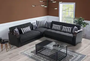 Mina Köşe Takımı Gri