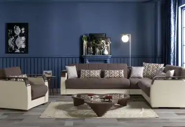 Mina Köşe Takımı Kahve