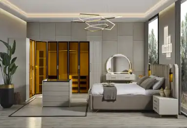 İnegöl Mobilya Gold Line Giyinme Odası