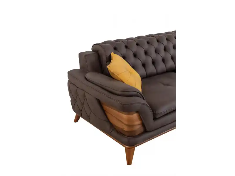 Kervan Sarı Antrasit Koltuk Takımı