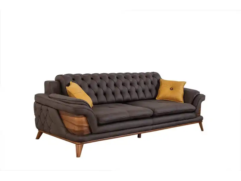 Kervan Sarı Antrasit Koltuk Takımı