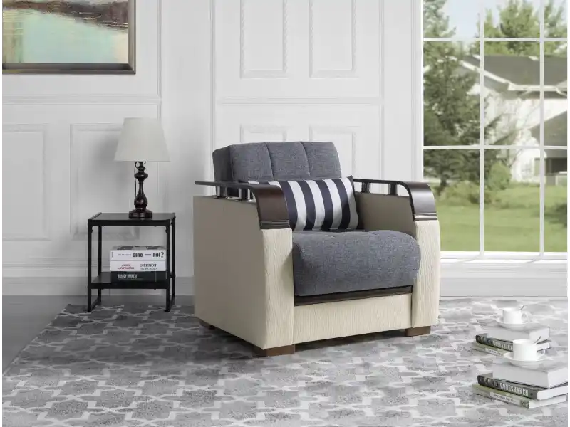 Mina Köşe Takımı Gri