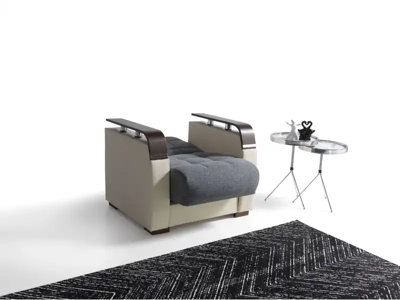 Mina Köşe Takımı Gri