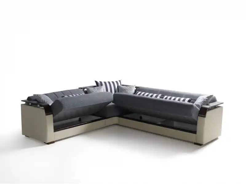 Mina Köşe Takımı Gri