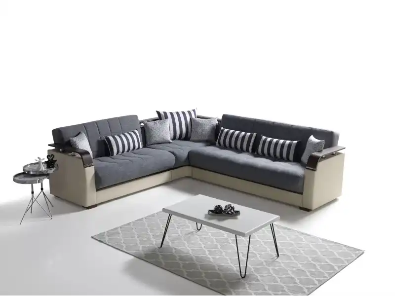 Mina Köşe Takımı Gri