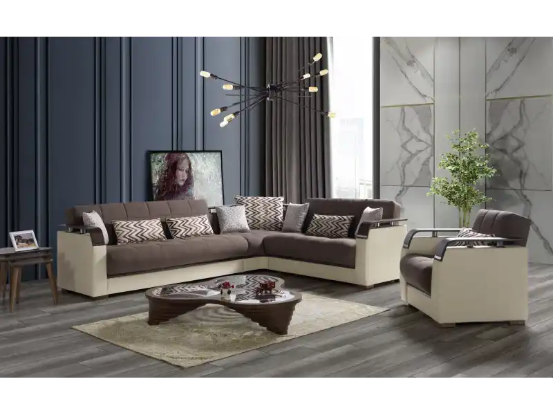 Mina Köşe Takımı Kahve