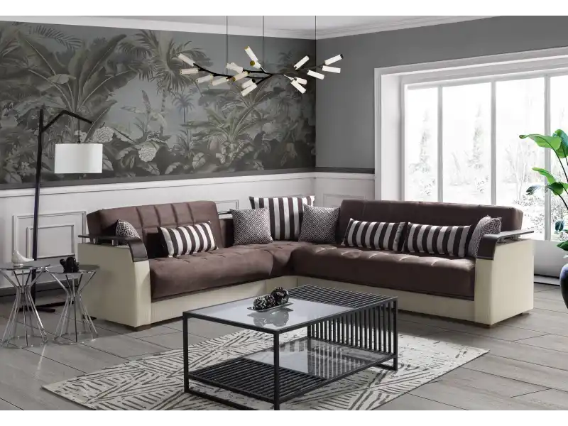 Mina Köşe Takımı Kahve