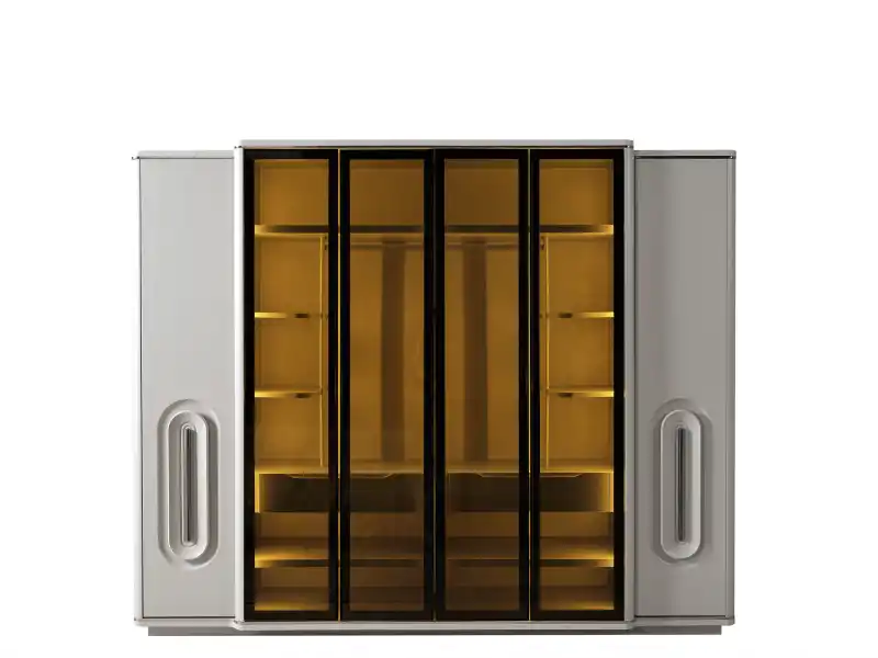 Prada Sis Grisi Yatak Odası