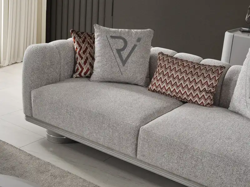 Prada Sis Grisi Koltuk Takımı