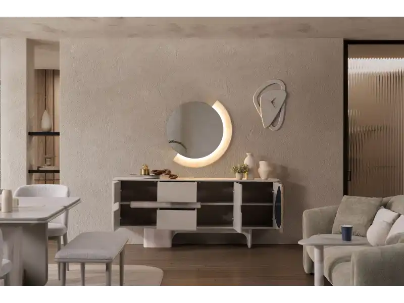 Enna Gri Yemek Odası