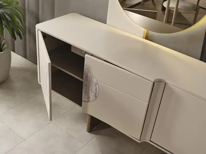 Florazsa Beyaz Yemek Takımı