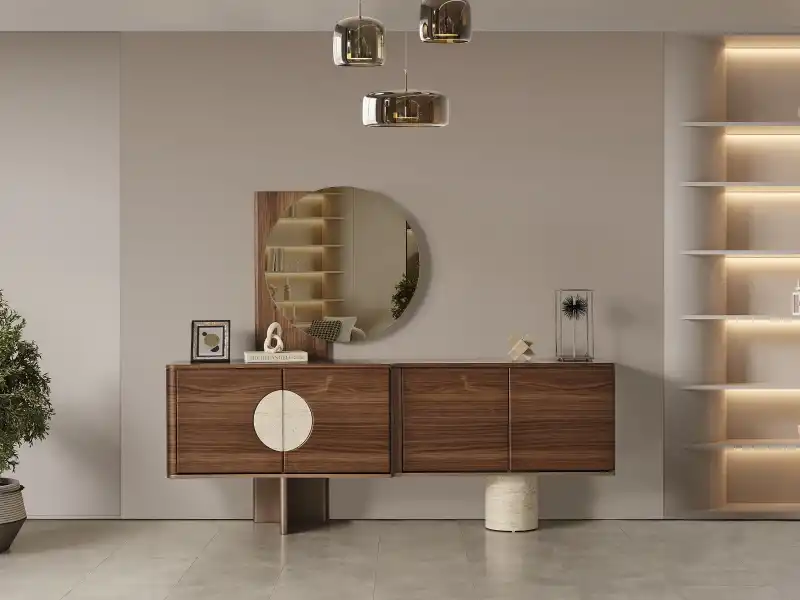 Florazsa Ceviz Yemek Takımı