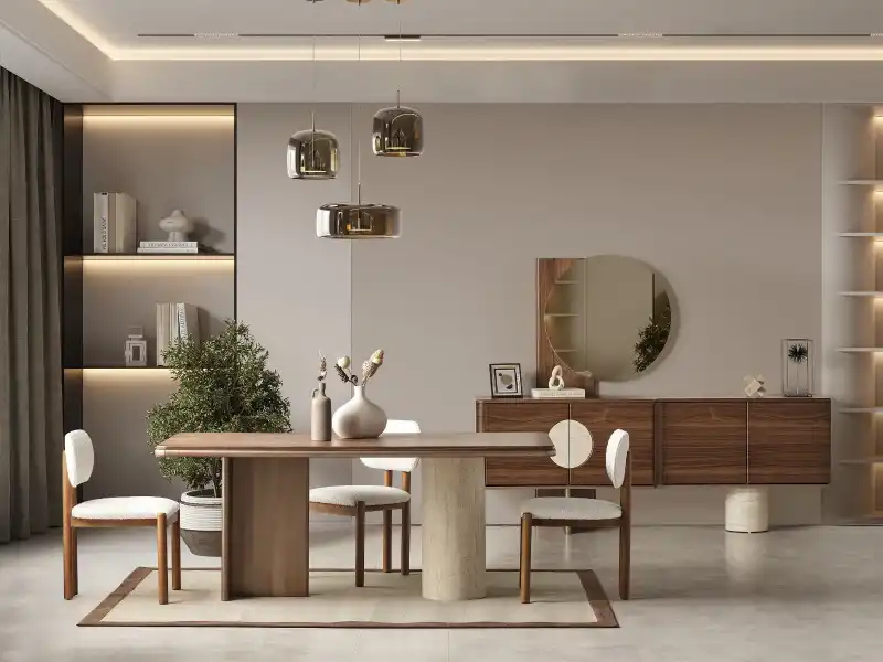 Florazsa Ceviz Yemek Takımı