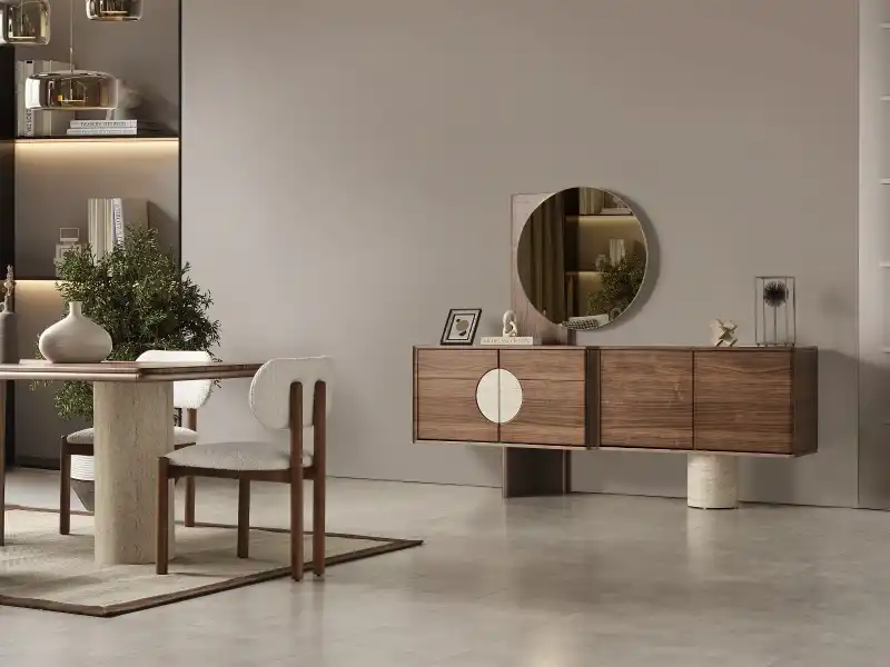 Florazsa Ceviz Yemek Takımı