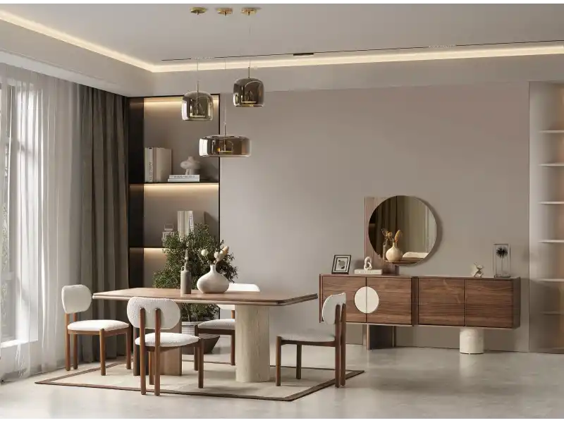 Florazsa Ceviz Yemek Takımı