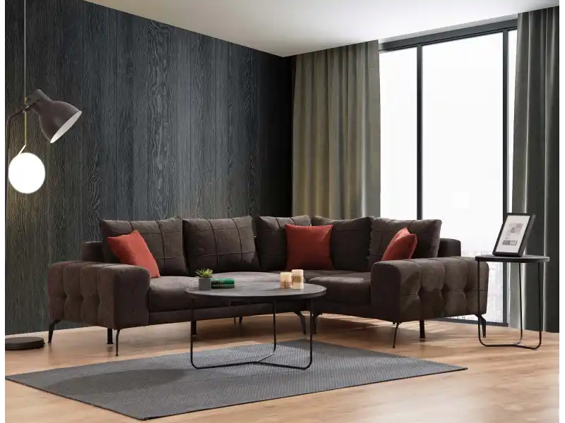 İnegöl Mobilya Ahsen Köşe Koltuk Takımı