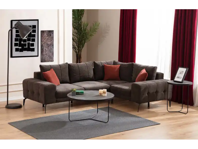 İnegöl Mobilya Ahsen Köşe Koltuk Takımı