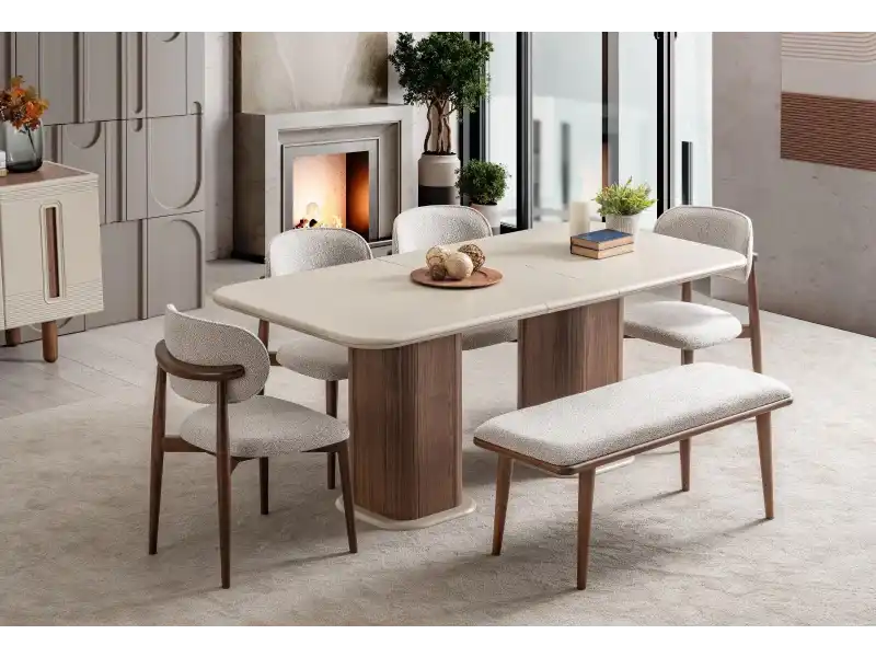 İnegöl Mobilya Asya Yemek Takımı