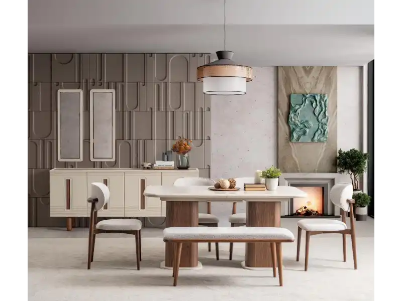 İnegöl Mobilya Asya Yemek Takımı