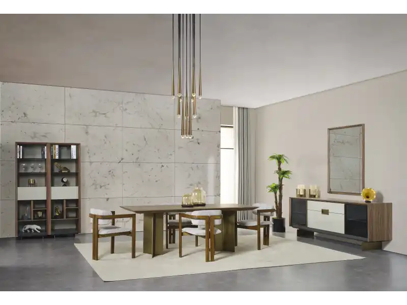 İnegöl Mobilya Pietra Yemek Odası Takımı