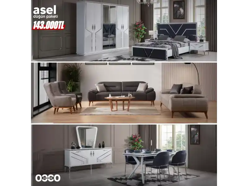 İnegöl Mobilyası Asel Düğün Paketi