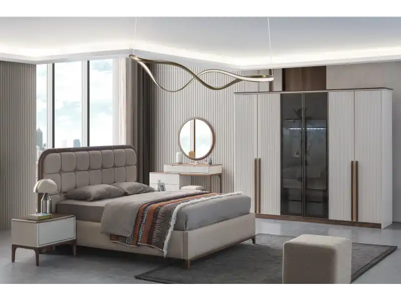 İnegöl Mobilyası İnci Yatak Odası