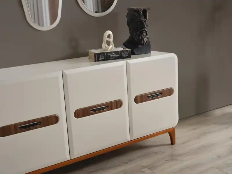 Roys Krem Yemek Takımı