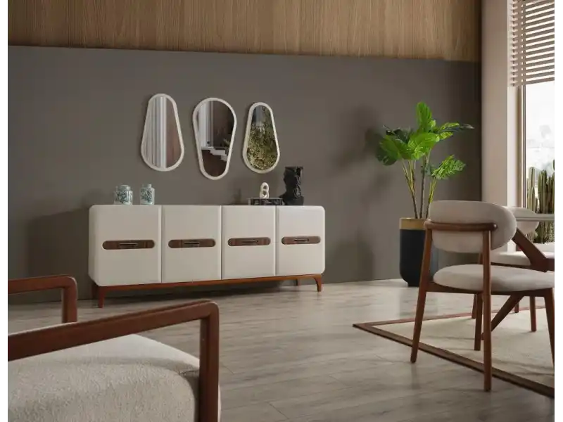 Roys Krem Yemek Takımı