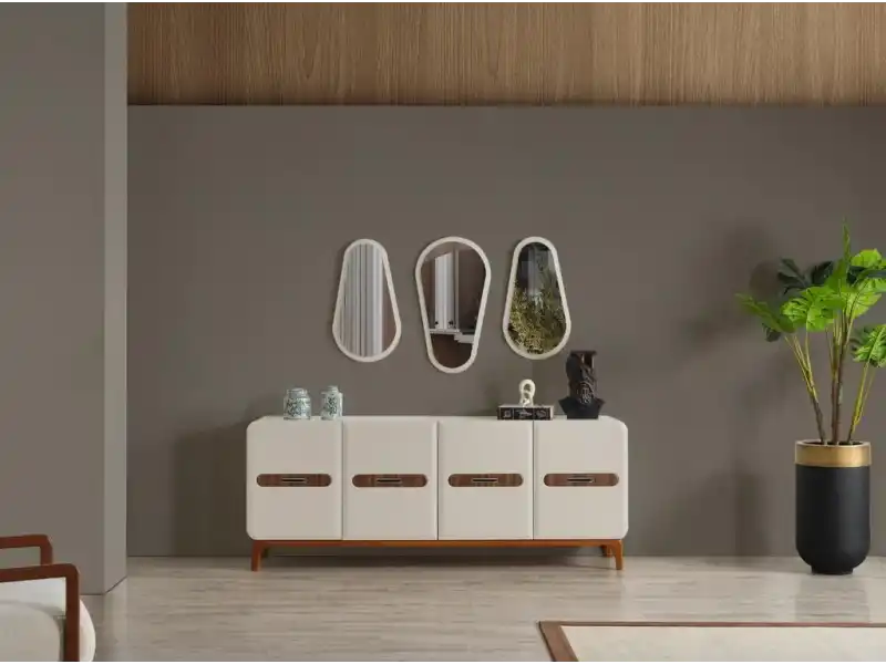 Roys Krem Yemek Takımı