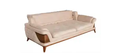 Kervan Krem Kahve Koltuk Takımı