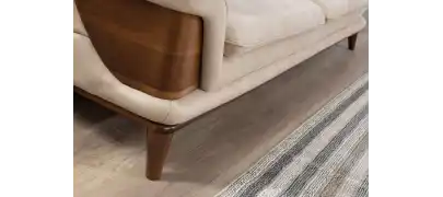 Kervan Krem Antrasit Koltuk Takımı